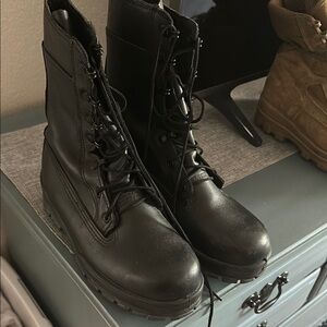 Black Military Combat Boots